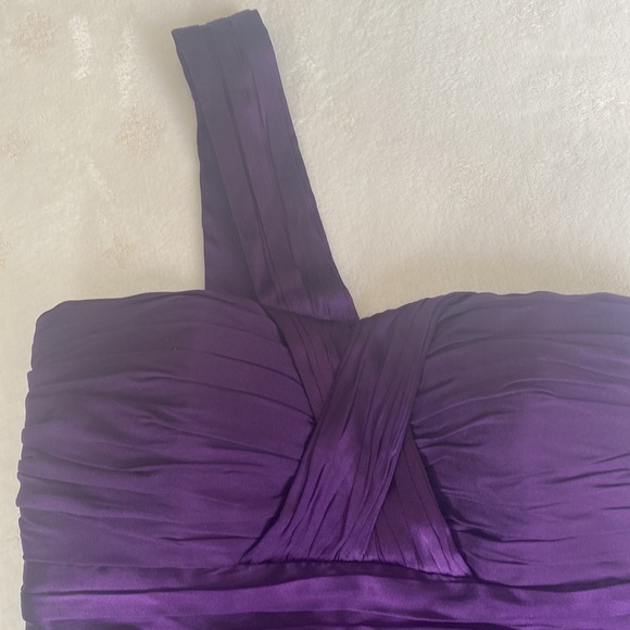 🎉 HOST PICK 🎉 Bebe, Purple, Single Shoulder Top, Size Small - Picture 3 of 5